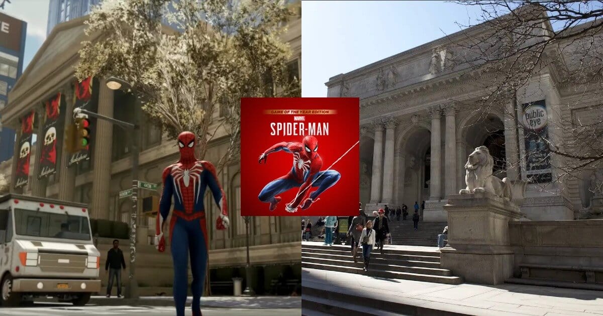 Réalité/fiction Spider-Man PS4 à Manhattan