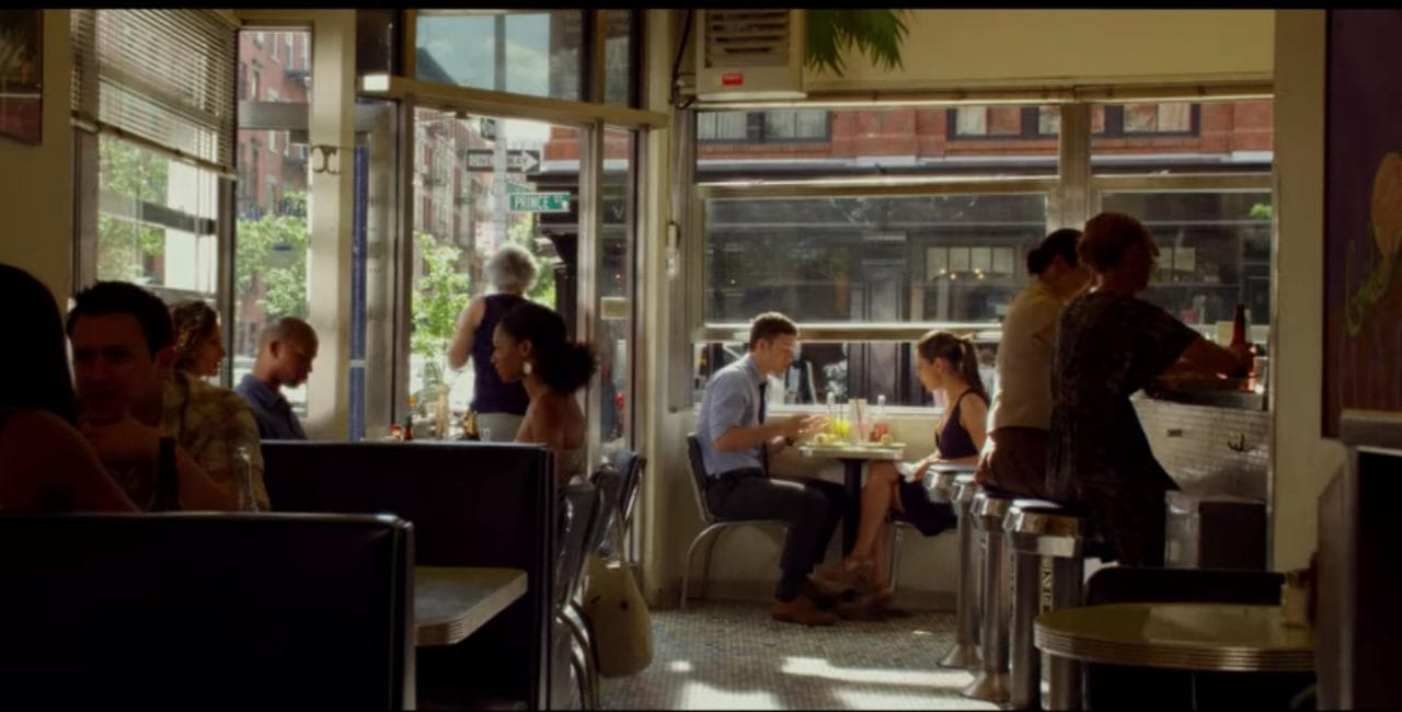 Scene of Café Habana in Friends with Benefits