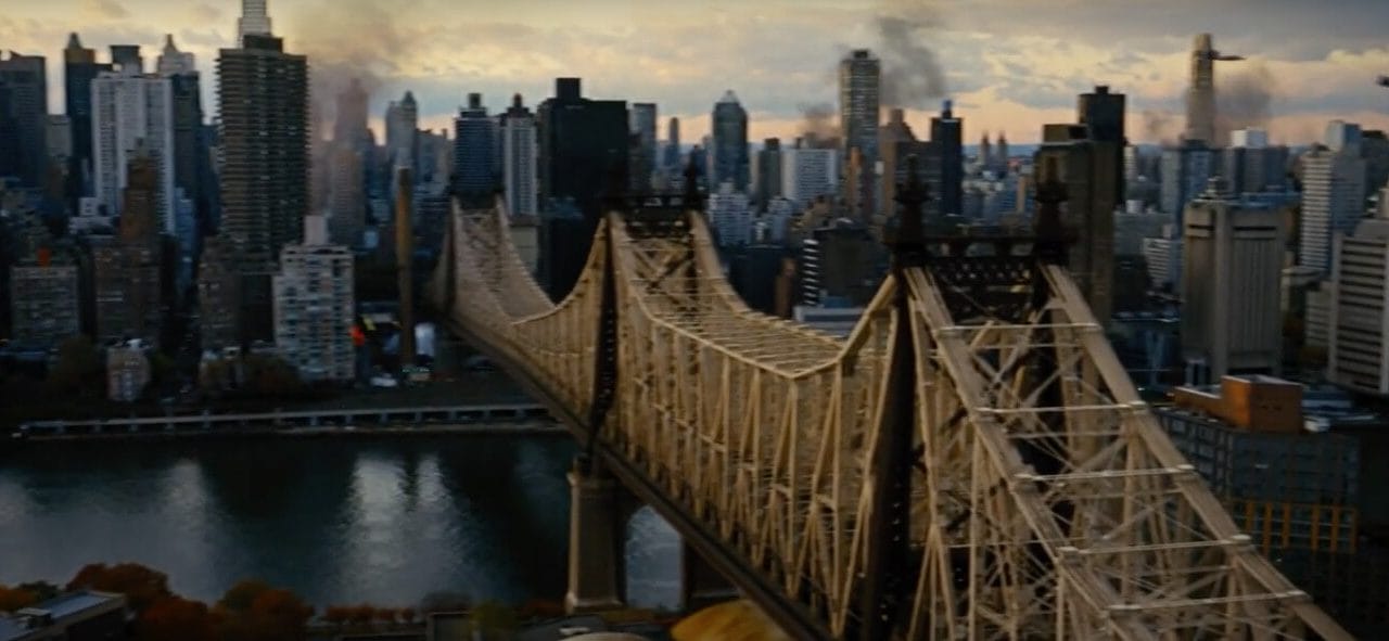 Scène du Queensboro Bridge dans The Dark Knight Rises