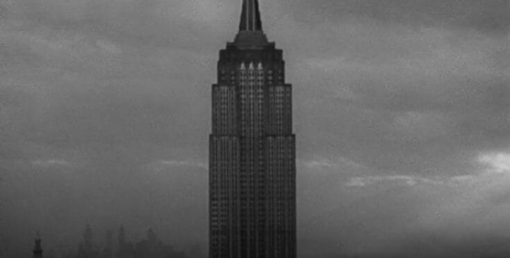 Second scene of the Empire State Building in King Kong