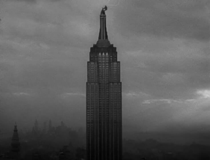 Seconde scène de l'Empire State Building dans King Kong