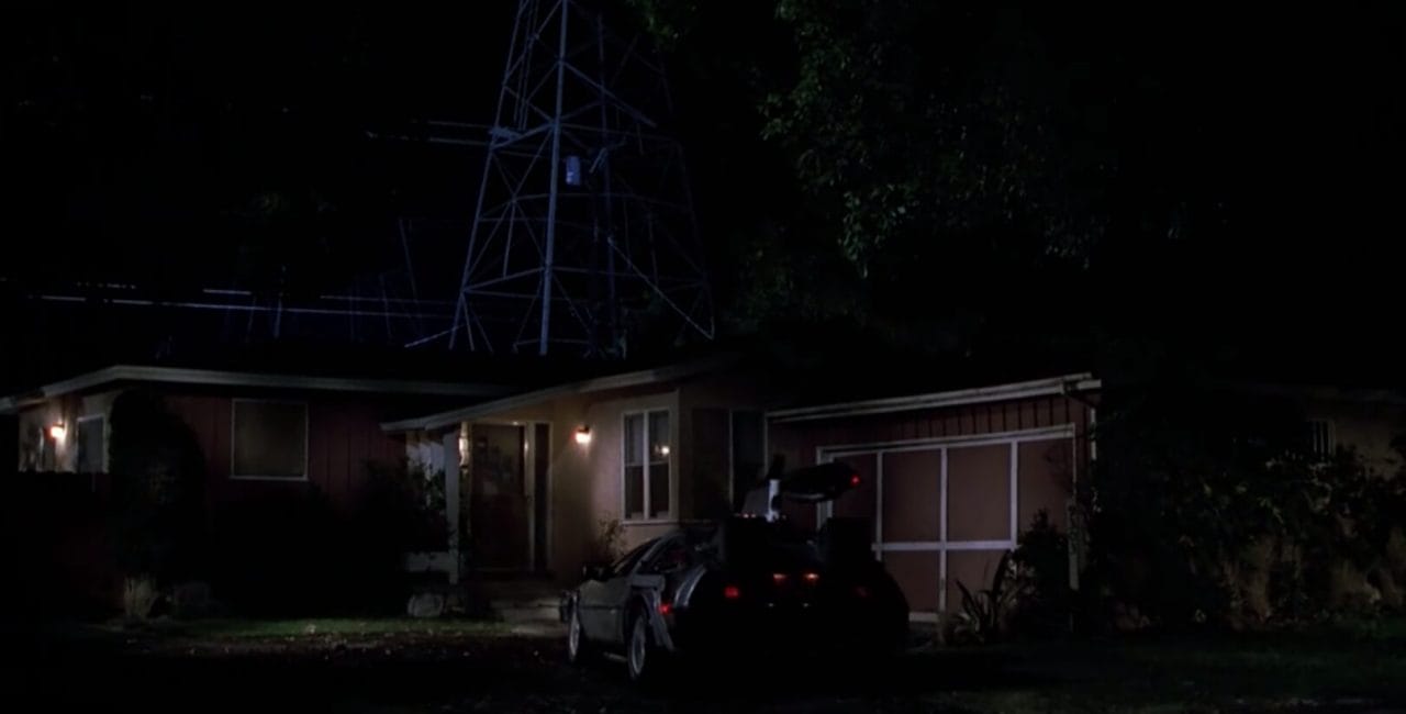 Scene in Back to the Future 2 in McFly House