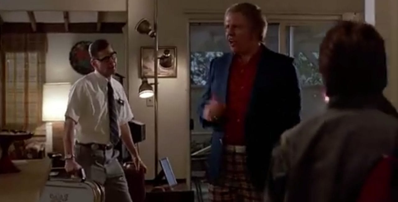 Scene in Back to the Future in McFly House