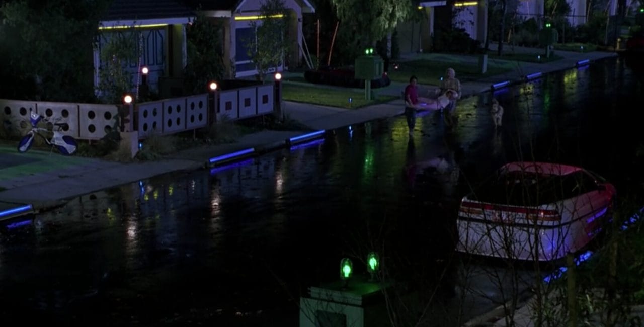 Scene from Marty and Jennifer's home in Back to the Future 2