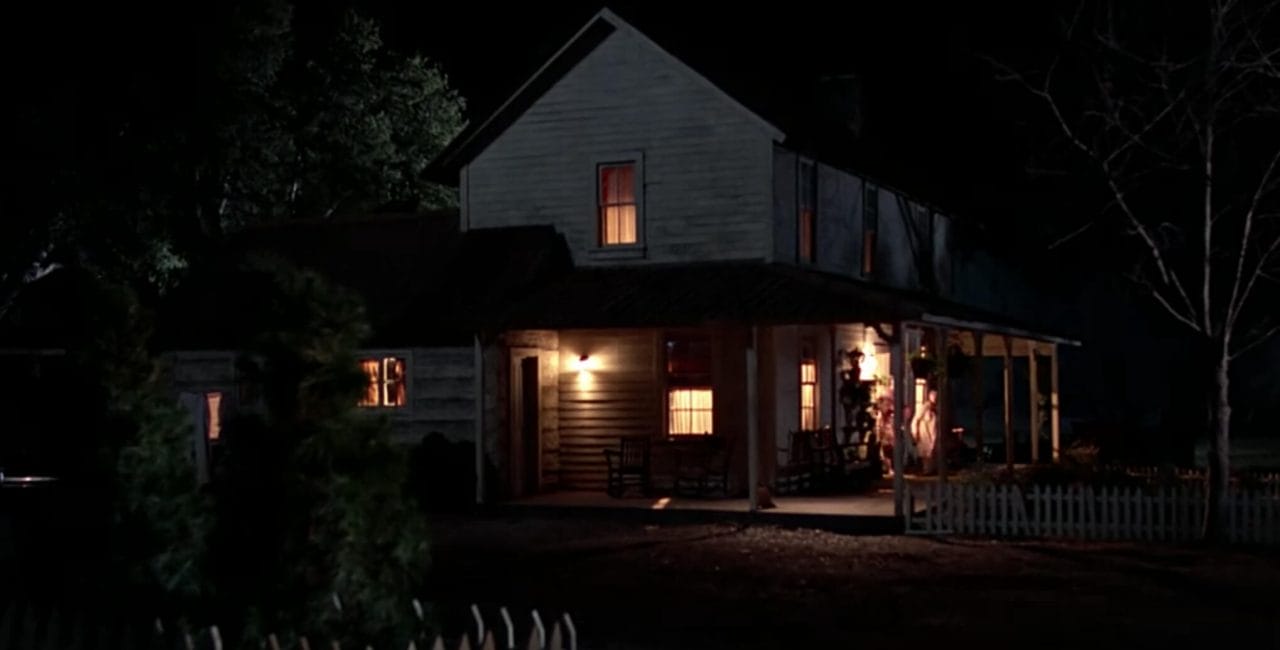 Scene at Twin Pines Ranch in Back to the Future