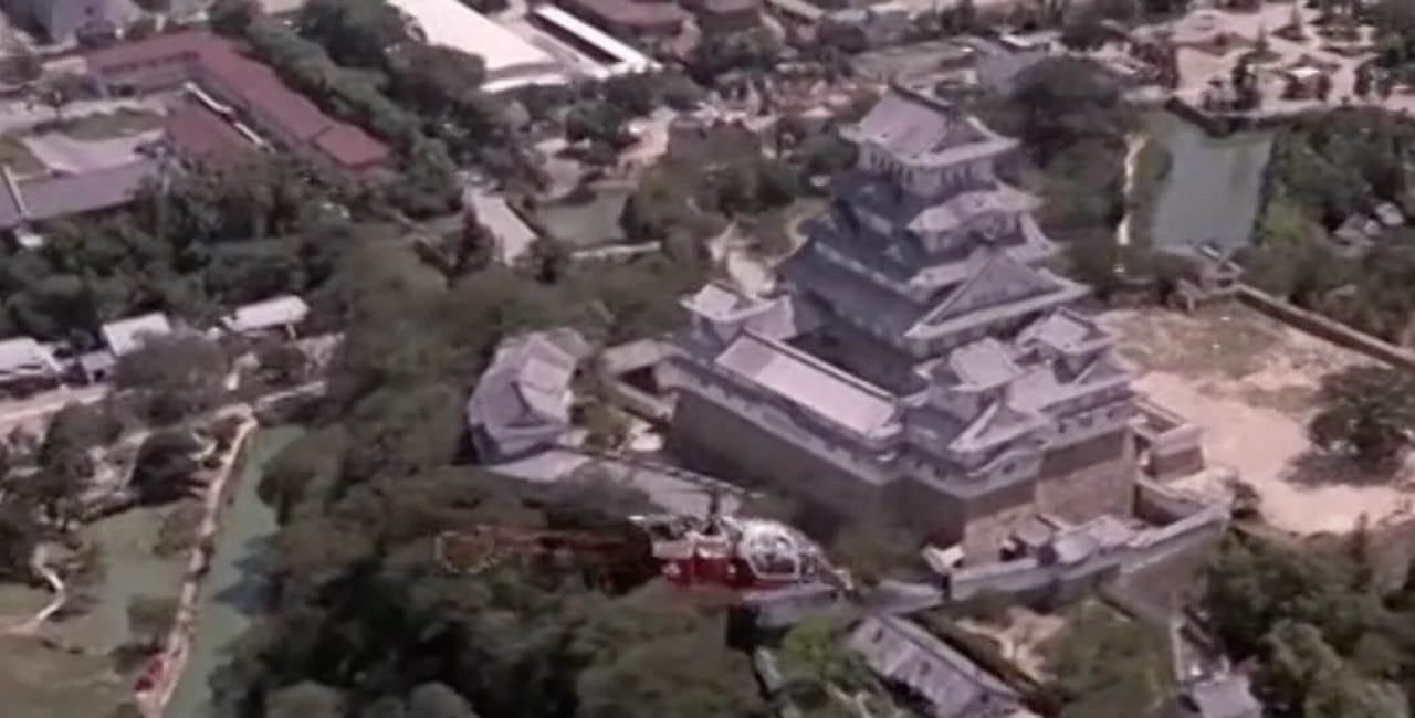 Scene at Himeji Castle in You Only Live Twice