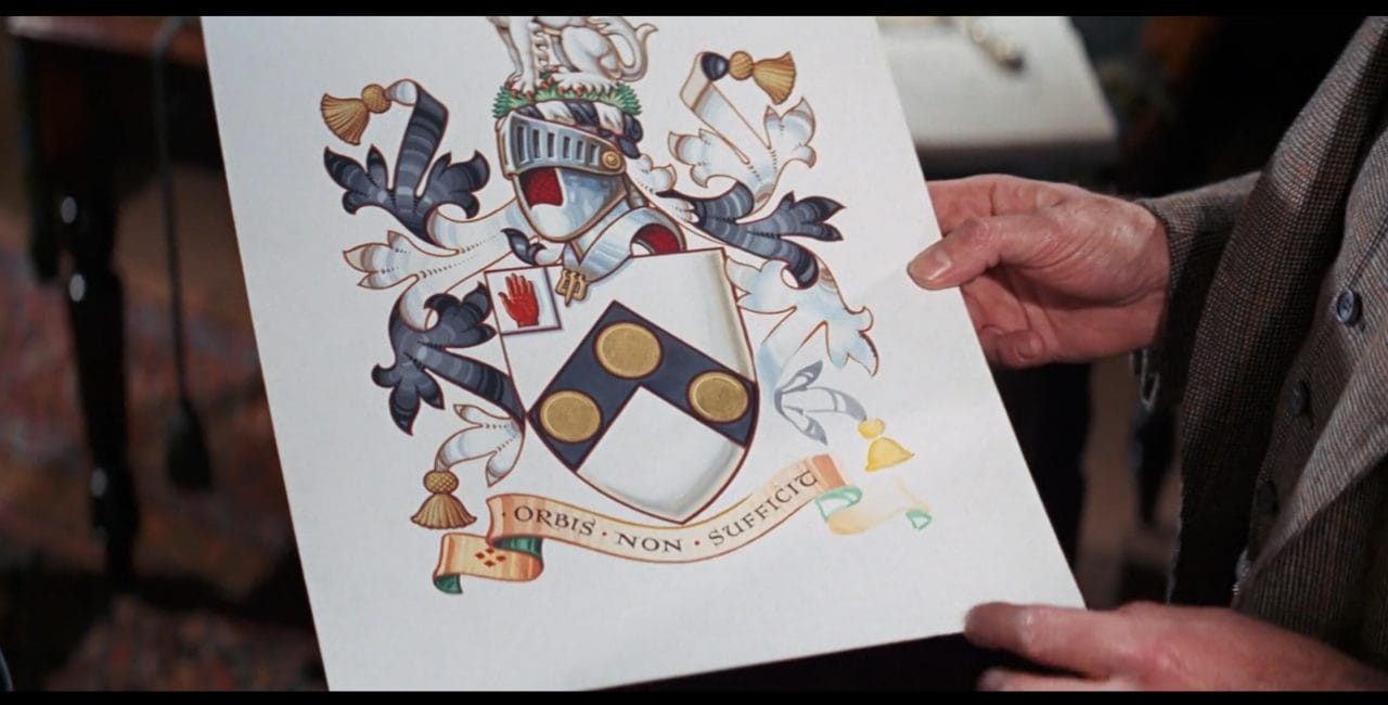 Scene at the College of Arms in On Her Majesty's Secret Service.
