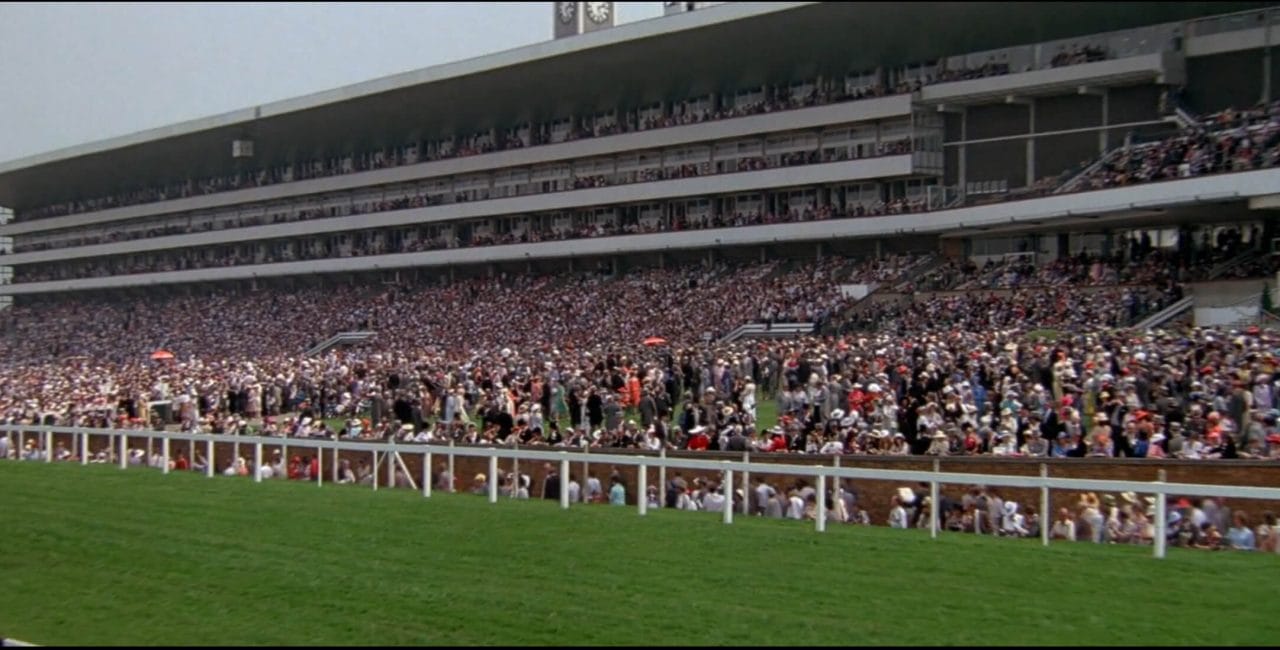 Scene at the Ascot racecourse in A View to a Kill