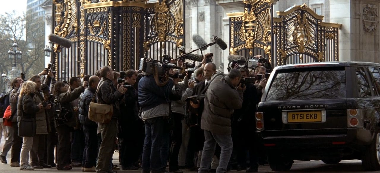 Buckingham Palace scene in Die Another Day