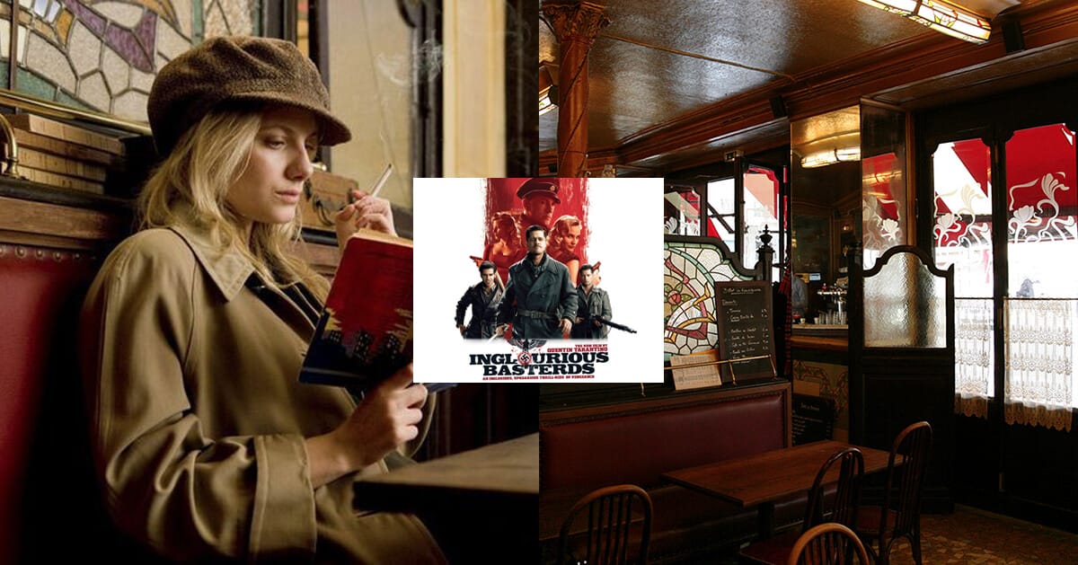 When Tarantino was filming Inglourious Basterds in Paris... - Fantrippers
