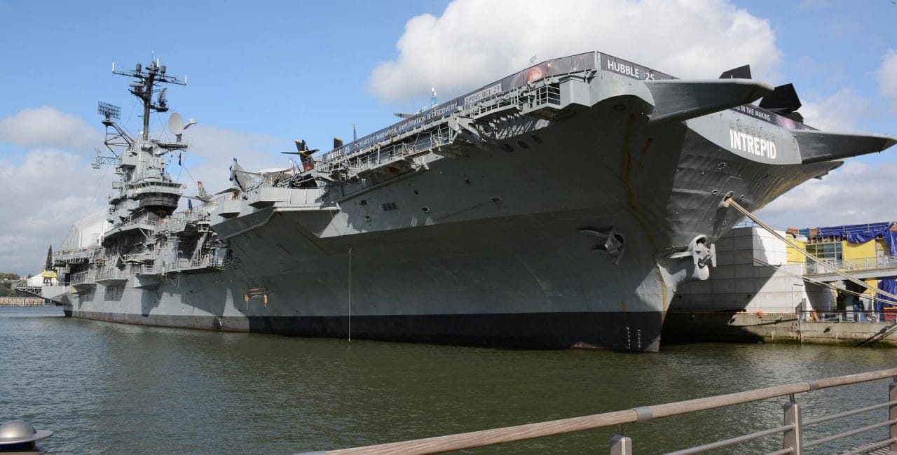 USS Intrepid at Pier 86 New York