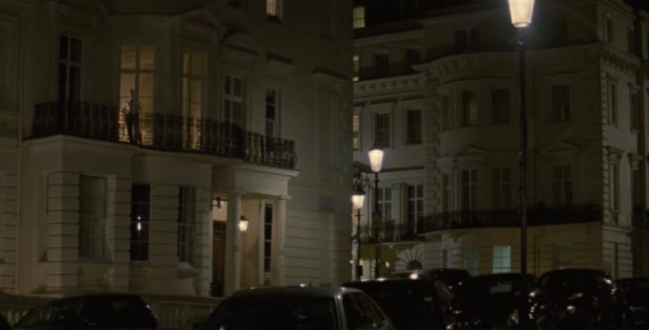 Scene of 007's apartment in Spectre
