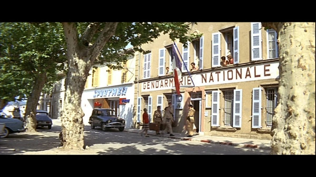 Scene from The Gendarmerie - The Gendarme of Saint-Tropez.