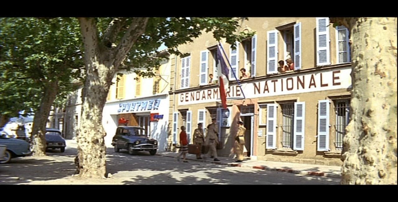 Scène de La gendarmerie – Le gendarme de Saint-Tropez.