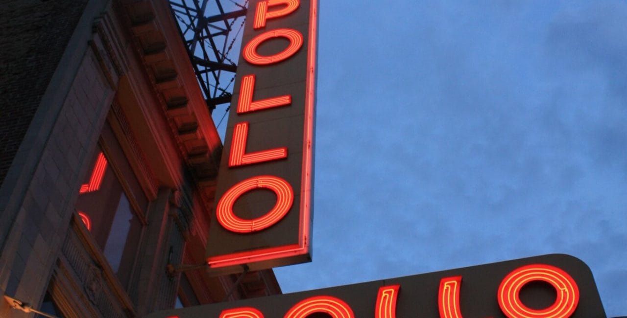 Facade of the Apollo Theater in New York