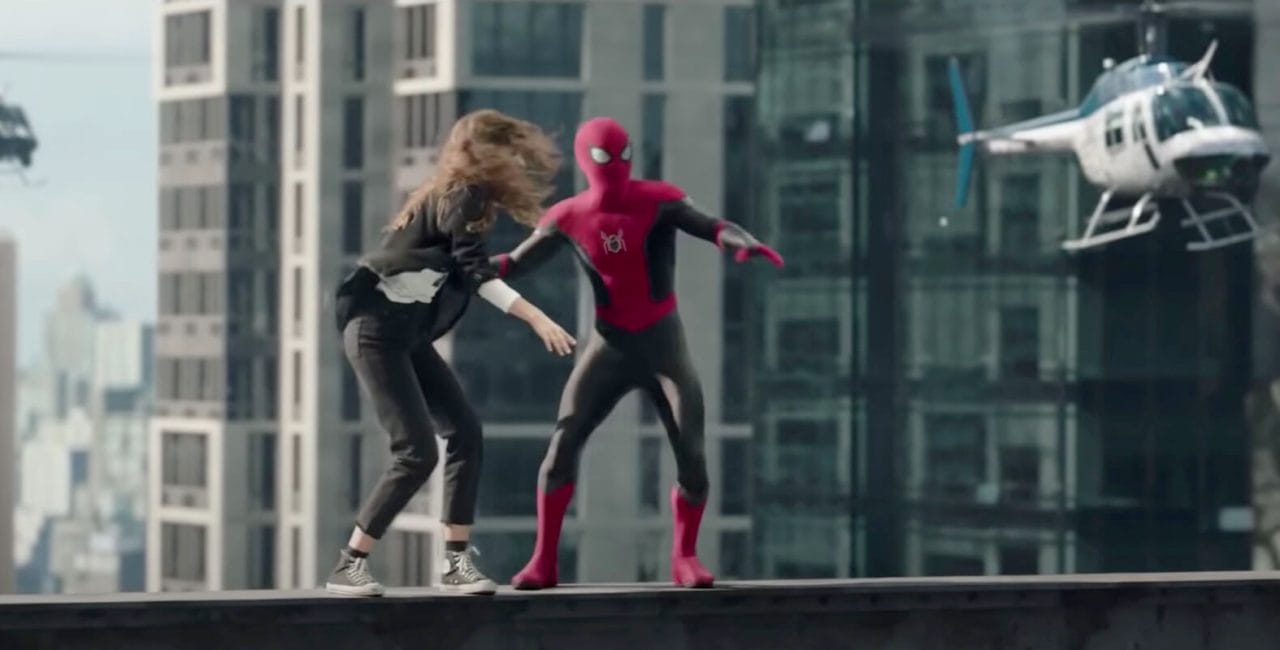 Scène au Queensboro Bridge dans Spider-Man : No Way Home