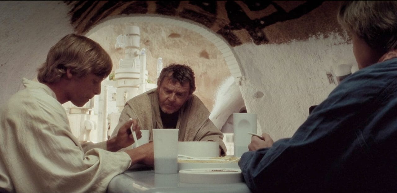 Scene at the Sidi Driss hotel in Star Wars: A New Hope