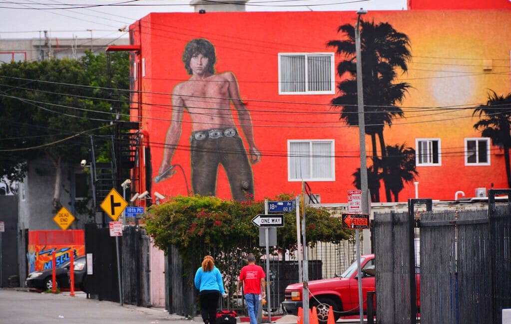 Jim Morrison Mural