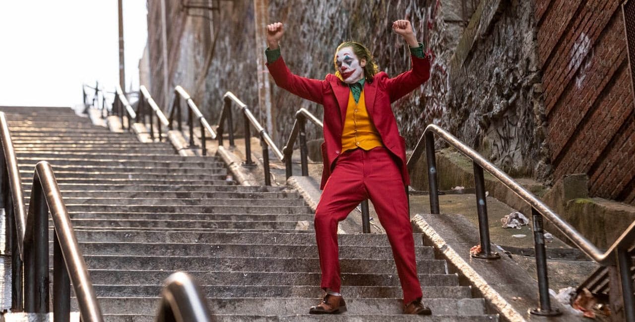 Staircase scene in Joker