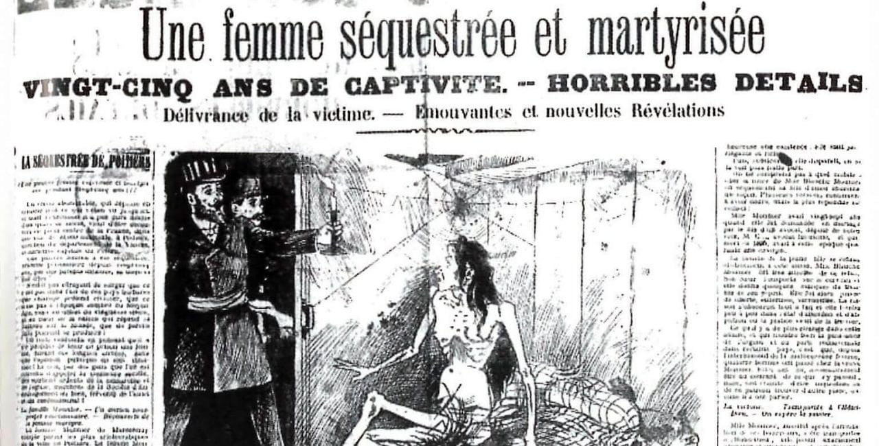 Grande Complainte sur la pauvre femme séquestrée, excerpt, reproduced in L'histoire véridique de la séquestrée de Poitiers by Jean-Marie Augustin.