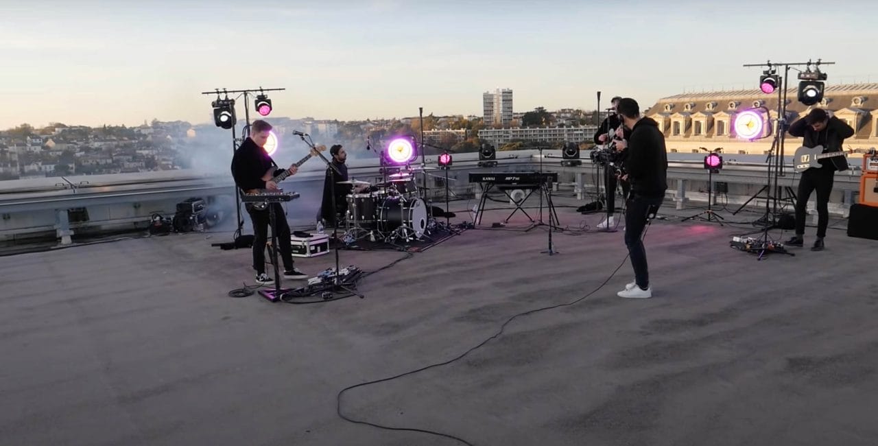 Excerpt from the Colours in the Street concert on the roof of the TAP