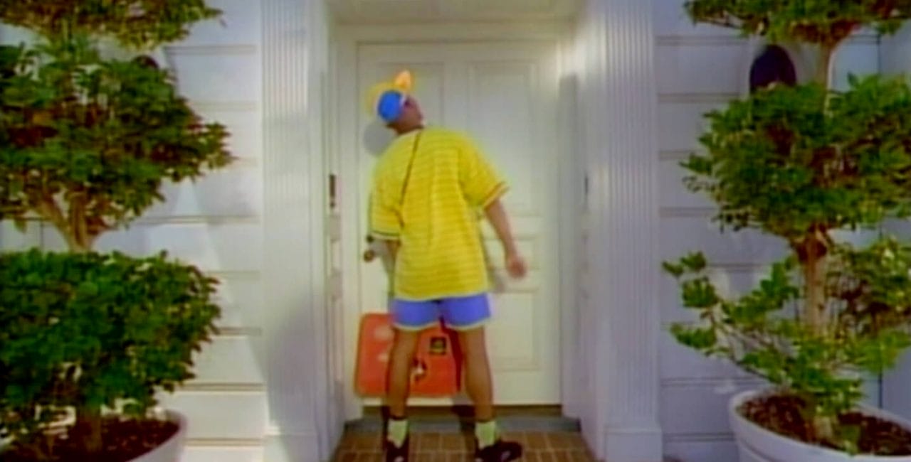 Scene in front of the Banks' house in The Fresh Prince of Bel-Air