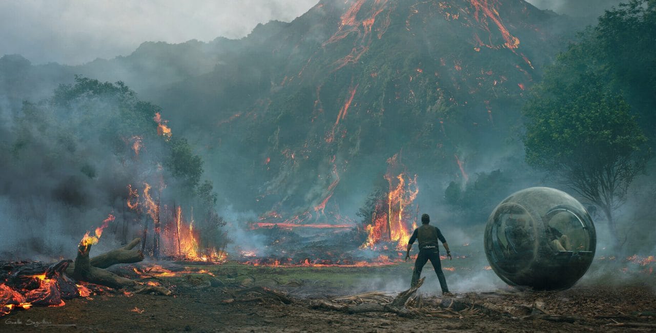 Jurassic World: Fallen Kingdom volcano