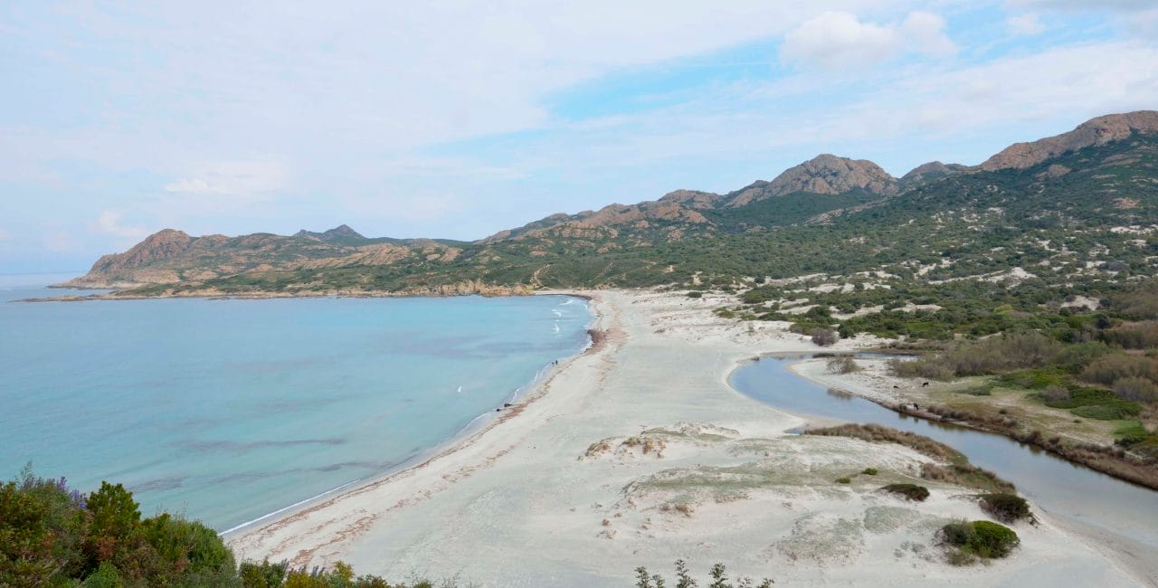 Beach of Ostriconi, Haute-Corse