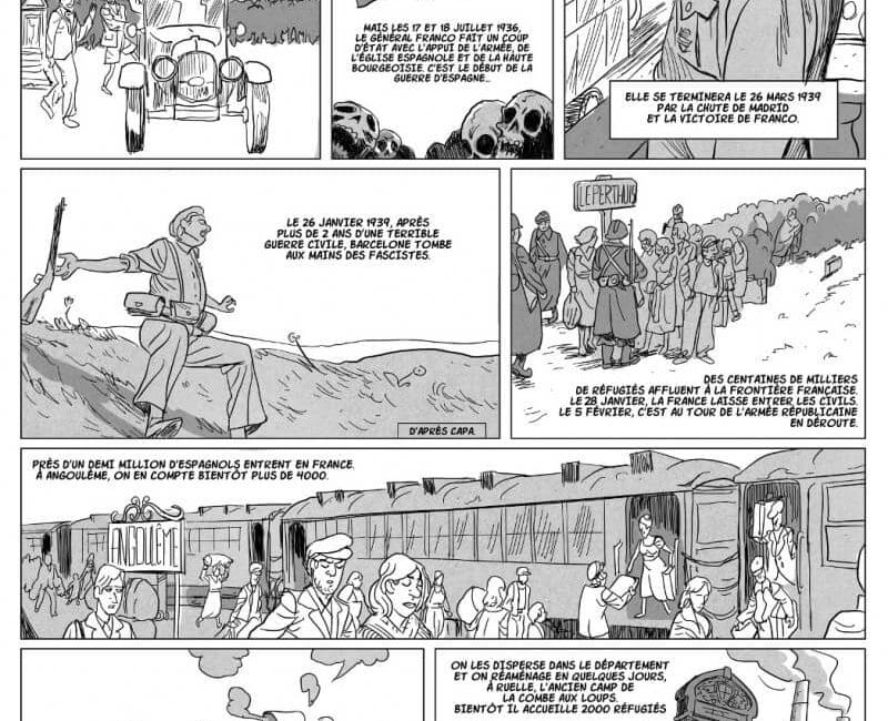 Les Années Noires : Angoulême 1940-1944 by Eric Wantiez, Fawzi, Thierry Leprévost, Alexeï & Oburie, Julien Maffre, Nathalie Ferlut (Le troisième homme éditions)