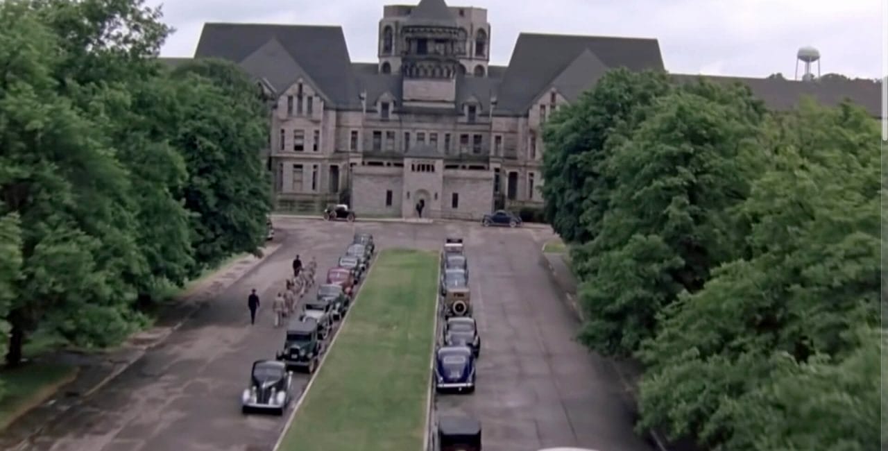 Scène de la prison de Shawshank (Ohio state Reformatory) dans Les Évadés