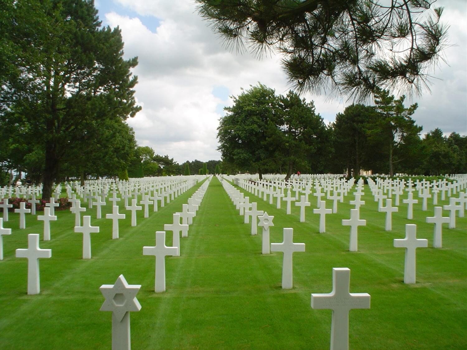 World War II film locations: Colleville-sur-Mer American Cemetery