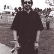 Shane McGowan of The Pogues at WOMAD festival, Yokohama, Kanagawa, Japan, 30 August 1991 (Masao Nakagami/CC BY-SA 2.0)