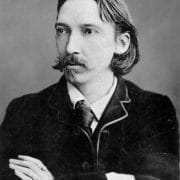 Photograph of author Robert Louis Stevenson (Domaine public)