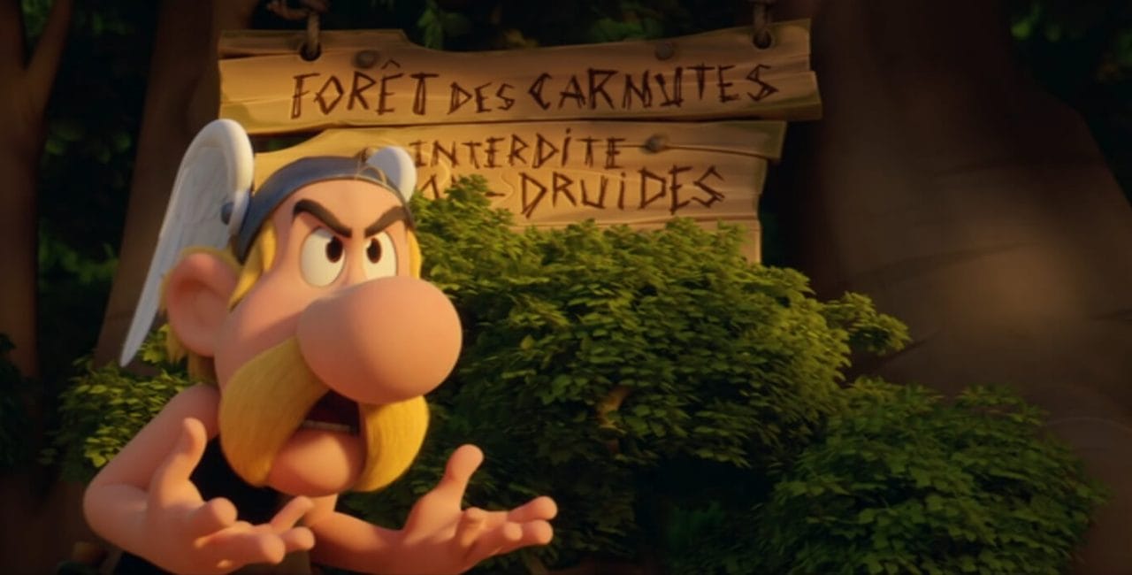 The Carnutes forest in Asterix and the Secret of the Magic Potion