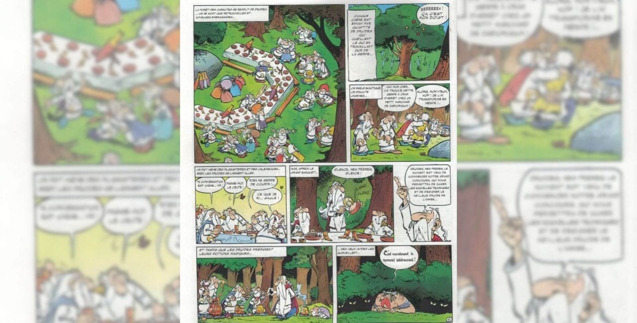 The Carnutes forest in Asterix and the Goths