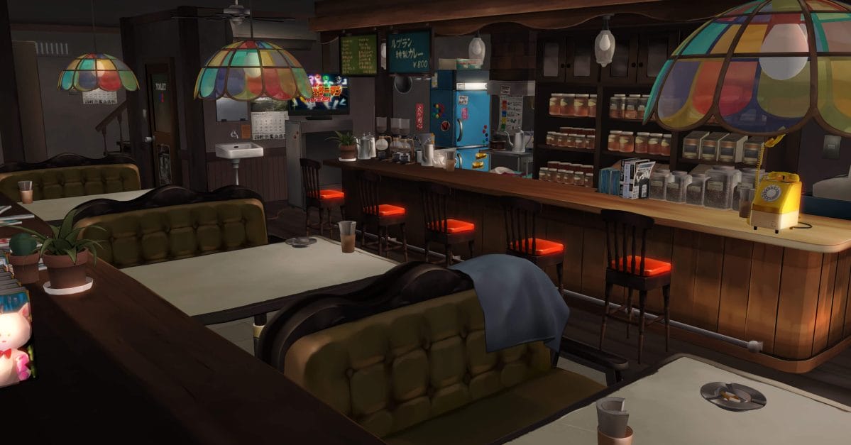 Café Leblanc - Persona 5 - capture d'écran (Atlus P Studio)